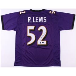 Ray Lewis Signed Ravens Jersey Inscribed "HOF 18" (Radtke COA  Lewis Hologram)