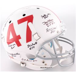1953-73 Oklahoma Sooners Full-Size Helmet Signed by (12) With Bill Krisher, Clendon Thomas, Jay O'Ne