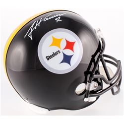 James Harrison Signed Steelers Full-Size Helmet (JSA COA)