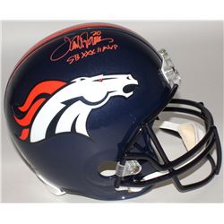 Terrell Davis Signed Broncos Full-Size Helmet Inscribed "SB XXXII MVP" (Radtke COA)