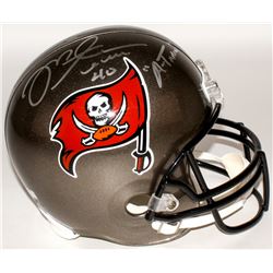 Mike Alstott Signed Buccaneers Full-Sized Helmet Inscribed "'A-Train'" (Radtke COA)