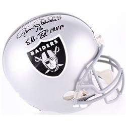 Jim Plunkett Signed Raiders Full-Size Helmet Inscribed "S.B. XV MVP" (Radtke COA)