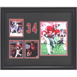 Herschel Walker Signed Georgia Bulldogs 19x23 Custom Framed Photo Display (Radtke COA)