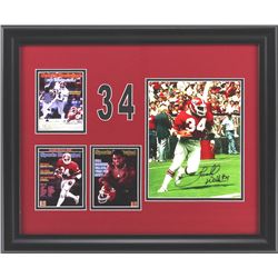 Herschel Walker Signed Georgia Bulldogs 19x23 Custom Framed Photo Display (Radtke COA)