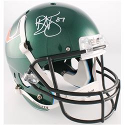 Reggie Wayne Signed Miami Hurricanes Full-Size Helmet (Radtke COA)