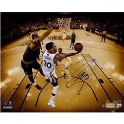 Stephen Curry Signed LE Warriors "Layup vs. LeBron" 20x24 Photo (Steiner COA)