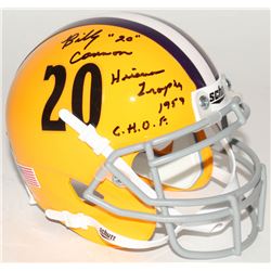 Billy Cannon Signed LSU Tigers Mini-Helmet Inscribed "Heisman Trophy 1959"  "C.H.O.F." (Radtke COA)