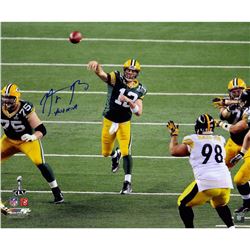 Aaron Rodgers Signed LE Packers "SB XLV" 20x24 Photo Inscribed "XLV MVP (Steiner COA)