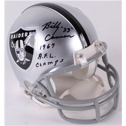 Billy Cannon Signed Raiders Throwback Mini-Helmet Inscribed "1967 A.F.L. Champs" (Radtke COA)