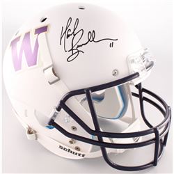 Mark Brunell Signed Washington Huskies Full-Size Custom Matte White Helmet (Radtke COA)