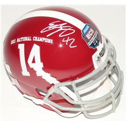 Eddie Lacy Signed 2011 Alabama Crimson Tide National BCS Champions Logo Mini Helmet (Radtke COA)