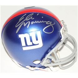 Eli Manning Signed Giants Super Bowl XLVI Logo Mini Helmet (Steiner COA)