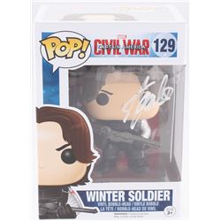 Stan Lee Signed "Winter Soldier" #129 Captain America: Civil War Marvel Funko Pop Bobble-Head Vinyl 
