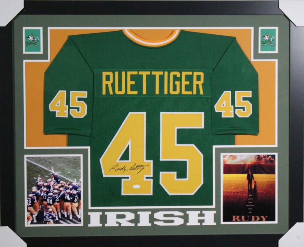 rudy ruettiger signed jersey