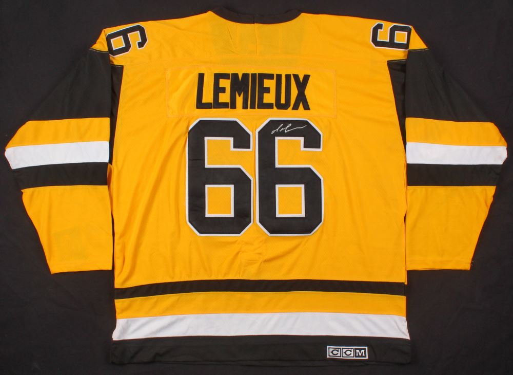 mario lemieux jersey signed