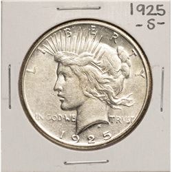 1925-S $1 Peace Silver Dollar Coin