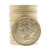 Image 1 : Roll of (20) Brilliant Uncirculated 1923 $1 Peace Silver Dollar Coins