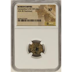 Constantius II, 337-361 AD Ancient Roman Empire Coin NGC XF
