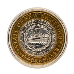 .999 Fine Silver Foxwoods Casino New Hampshire $10 Limited Edition Gaming Token