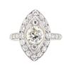 Image 2 : Platinum 1.57 ctw Diamond Ring