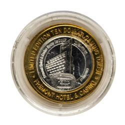 .999 Fine Silver Fremont Casino Las Vegas $10 Limited Edition Gaming Token