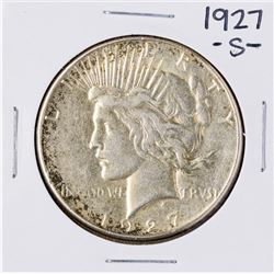 1927-S $1 Peace Silver Dollar Coin