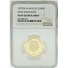 Image 1 : 1977FM Netherlands Antilles 200 Gulden Stuyvesnt Gold Coin NGC PF69 Ultra Cameo
