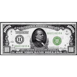 1928 $1,000 Federal Reserve Note St. Louis