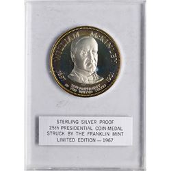 1967 Limited Edition Sterling Silver Proof Presidential Medal