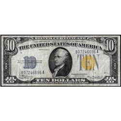 1934A $10 North Africa Silver Certificate WWII Emergency Note