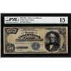 Image 1 : 1891 $50 Silver Certificate Note Fr.335 PMG Choice Fine 15