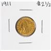 Image 1 : 1911 $2 1/2 Indian Head Quarter Eagle Gold Coin
