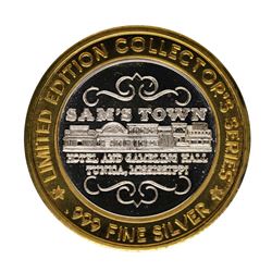 .999 Fine Silver Sam's Town Casino Tunica $10 Limited Edition Gaming Token