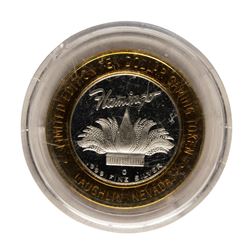 .999 Fine Silver Flamingo Casino Laughlin, NV $10 Limited Edition Gaming Token