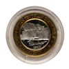 Image 2 : .999 Fine Silver Flamingo Casino Laughlin, NV $10 Limited Edition Gaming Token