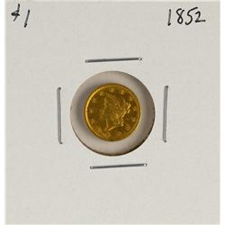 1852 $1 Liberty Head Gold Coin