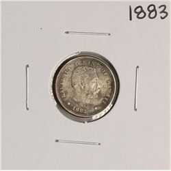 1883 Kingdom of Hawaii Dime Coin
