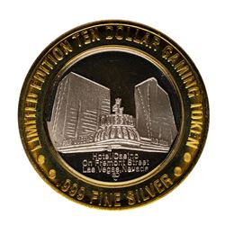 .999 Fine Silver Four Queens Casino Las Vegas $10 Limited Edition Gaming Token