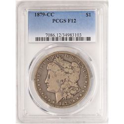 1879-CC $1 Morgan Silver Dollar Coin PCGS F12