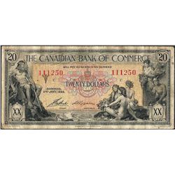 1935 $20 Canadian Bank of Commerce Note