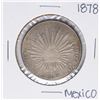 Image 1 : 1878 M.H. Mexico 8 Reales Silver Coin