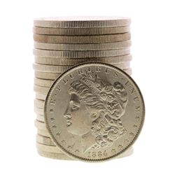 Roll of (20) Brilliant Uncirculated 1884-O $1 Morgan Silver Dollar Coins