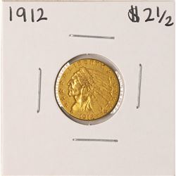 1912 $2 1/2 Indian Head Quarter Eagle Gold Coin