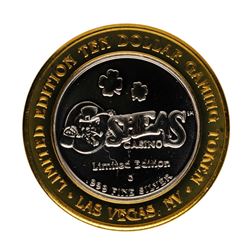 .999 Fine Silver Osheas Las Vegas, Nevada $10 Limited Edition Gaming Token