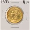 Image 1 : 1899 $10 Liberty Head Eagle Gold Coin
