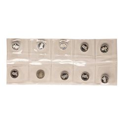 Lot of (10) Disney Mickey & Minnie Mouse 1/20 oz. .999 Fine Silver Coin Rounds