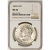 Image 1 : 1884-O $1 Morgan Silver Dollar Coin NGC MS64