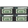 Image 2 : Lot of (4) Consecutive 1928G $2 Legal Tender Notes Fr.1508 PMG Gem Uncirculated
