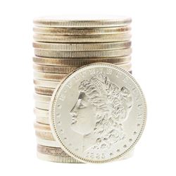 Roll of (20) Brilliant Uncirculated Pre 1921 $1 Morgan Silver Dollar Coins