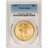 Image 1 : 1925 $20 St. Gaudens Double Eagle Gold Coin PCGS MS64